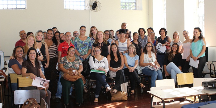 Turma de diretores de Sabará que receberam o treinamento do TCEMG (Foto: Karina Camargos Coutinho)